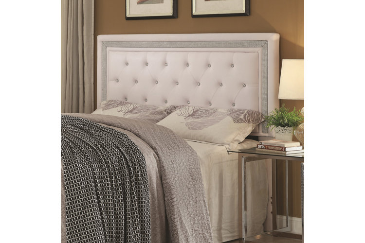 Portis upholstered panel deals headboard